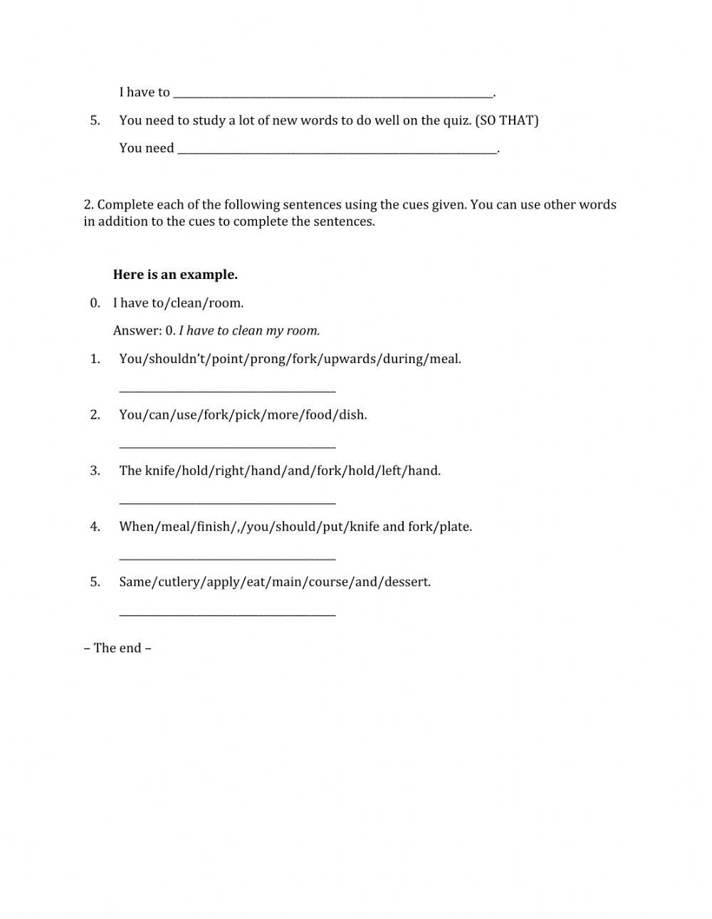 Lớp 8 - Unit 5 FESTIVALS IN VIET NAM-WRITING -