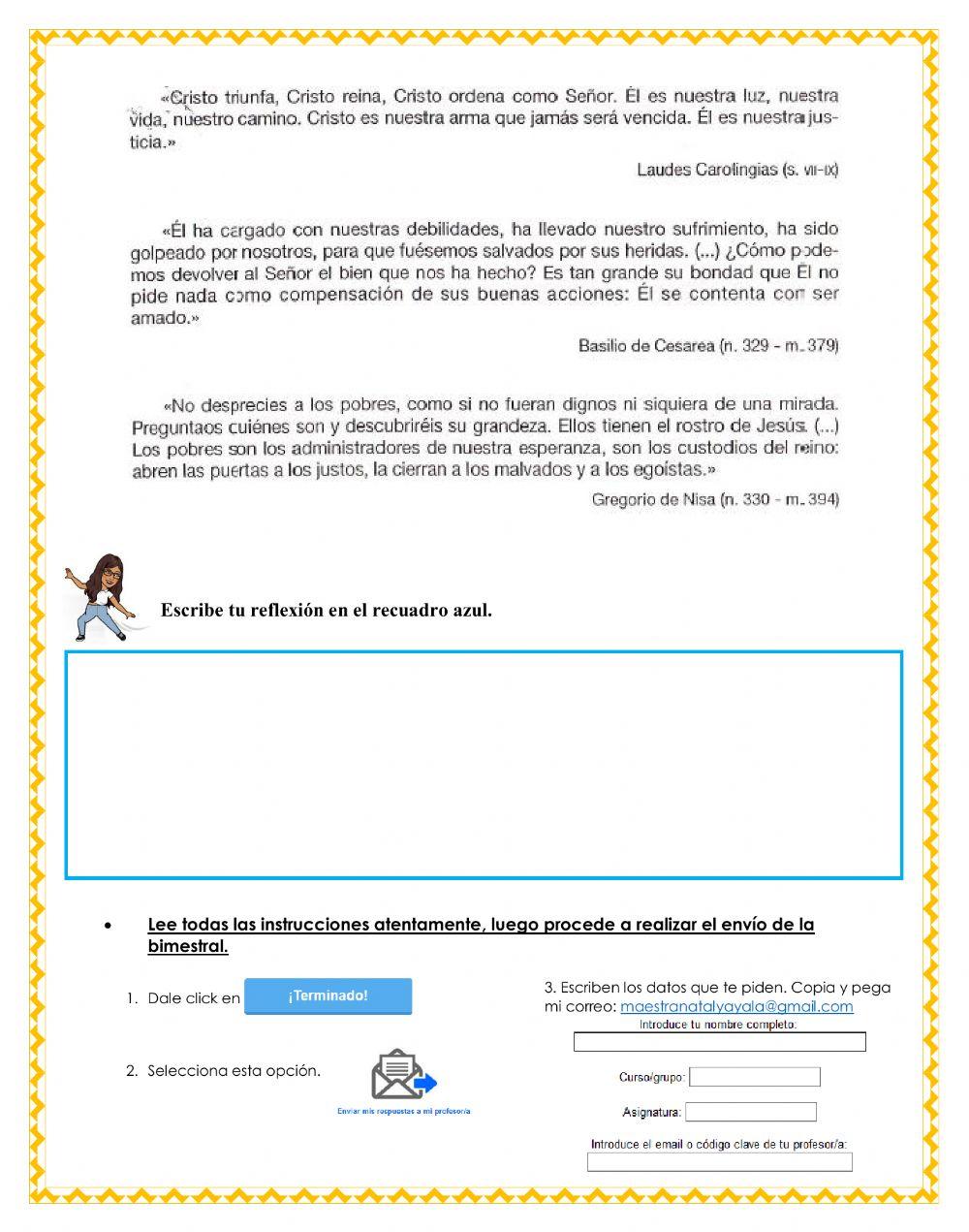 Bimestral religión periodo 3