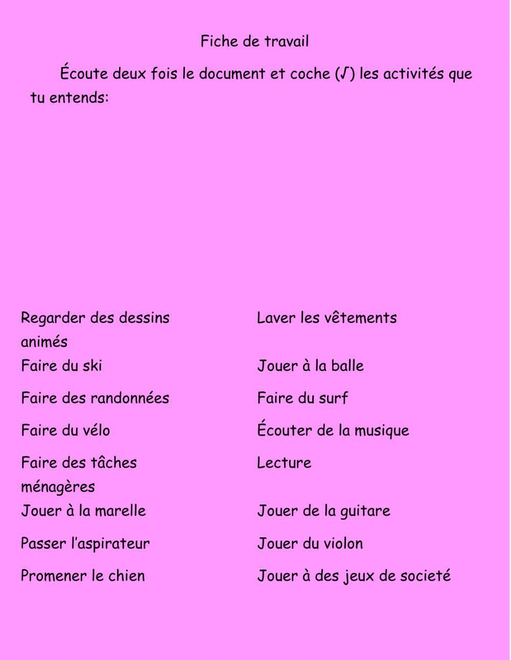 loisirs loisirs