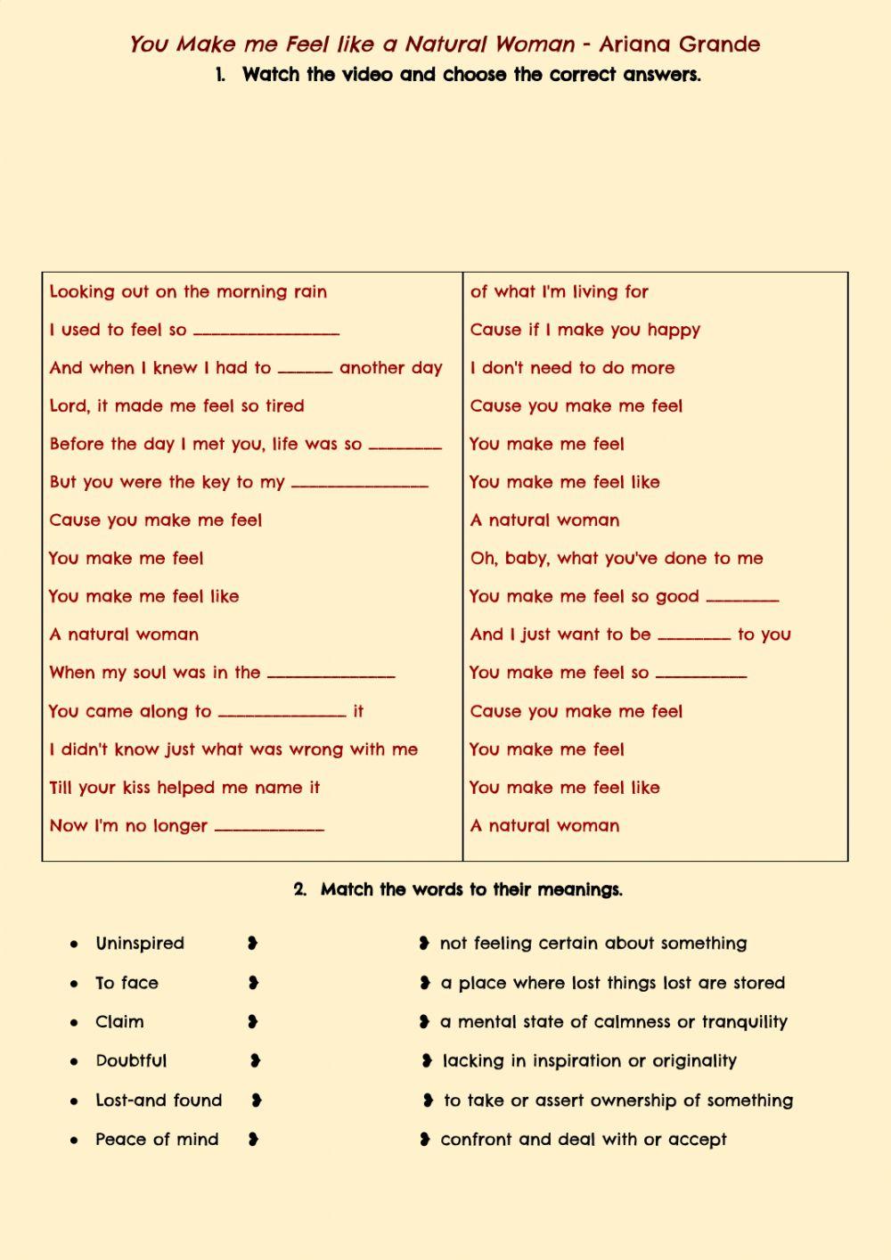 Natural Woman - Ariana Grande