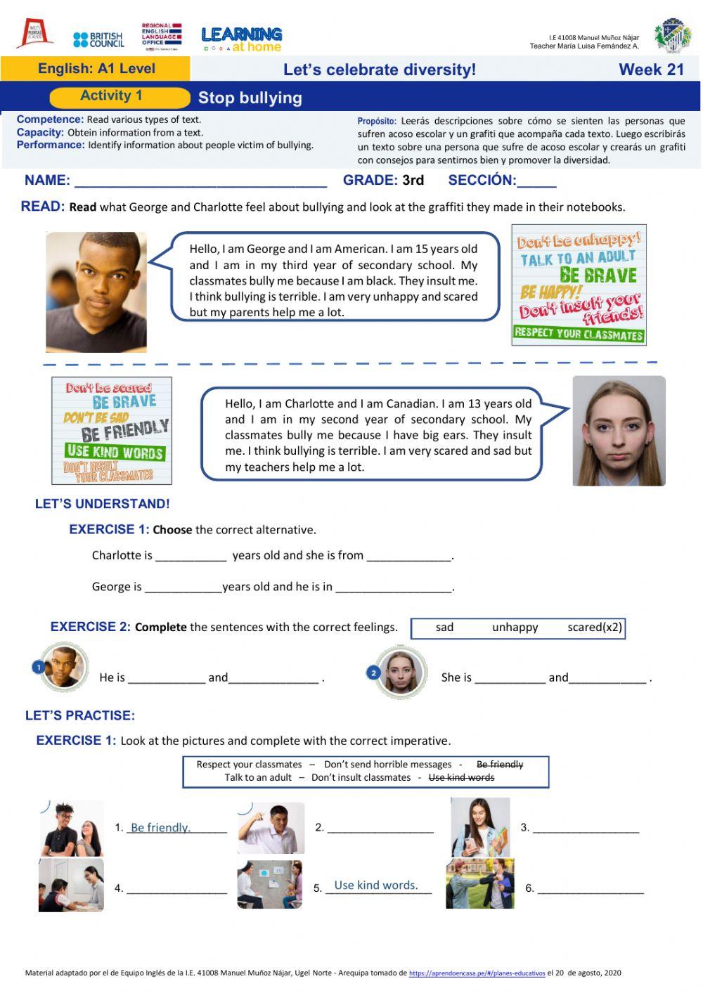 Week21 Aprendo en Casa MMN- Nivel A1