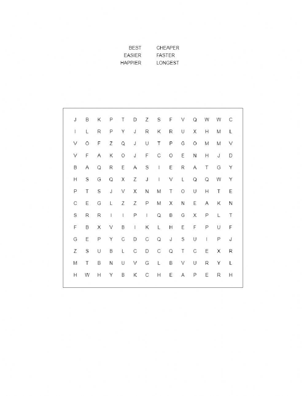 Superlatives and adjetives