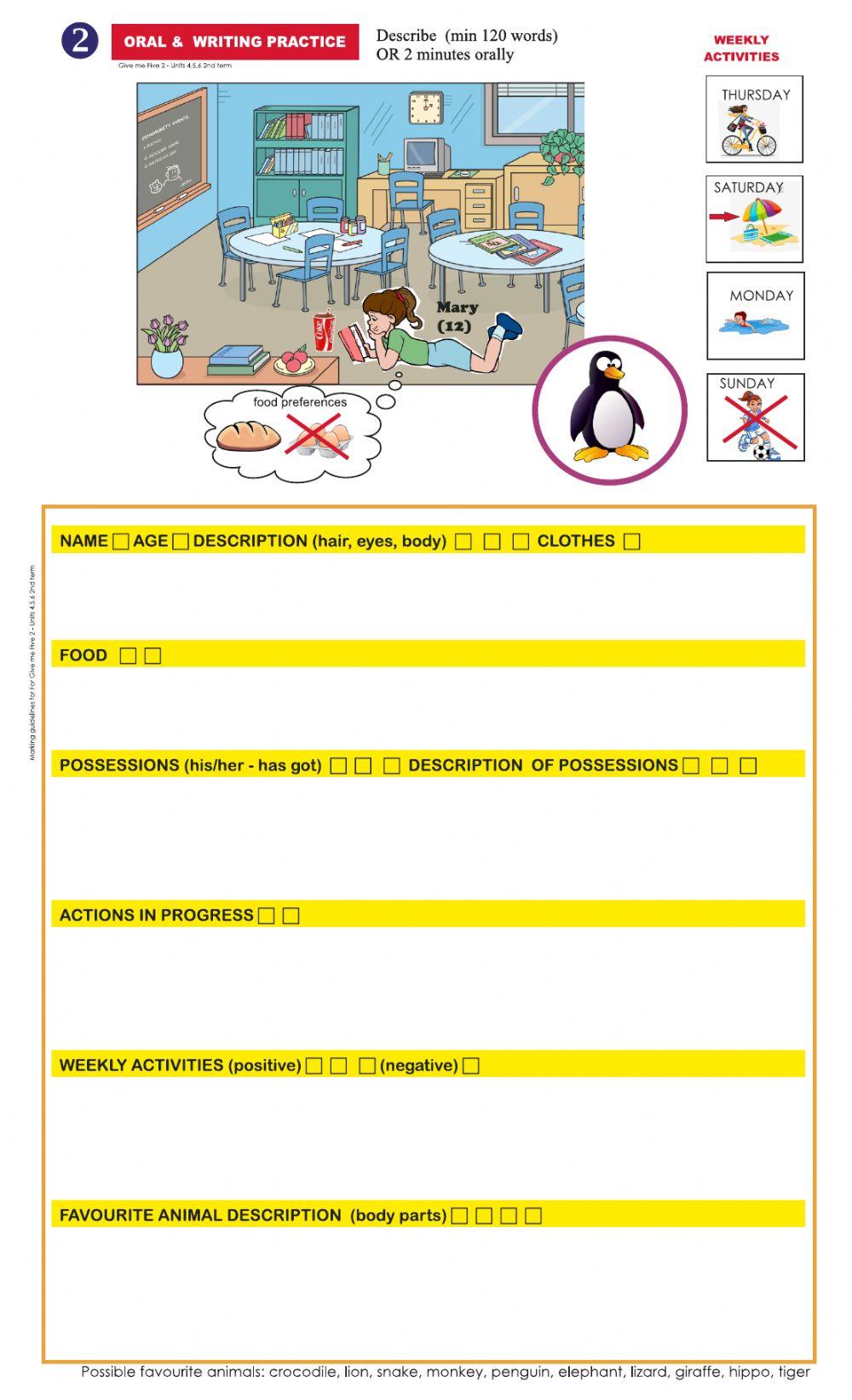 2nd TERM Writing Practice 2