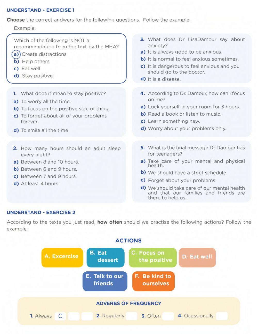 Our mental health - W-11 (A2)