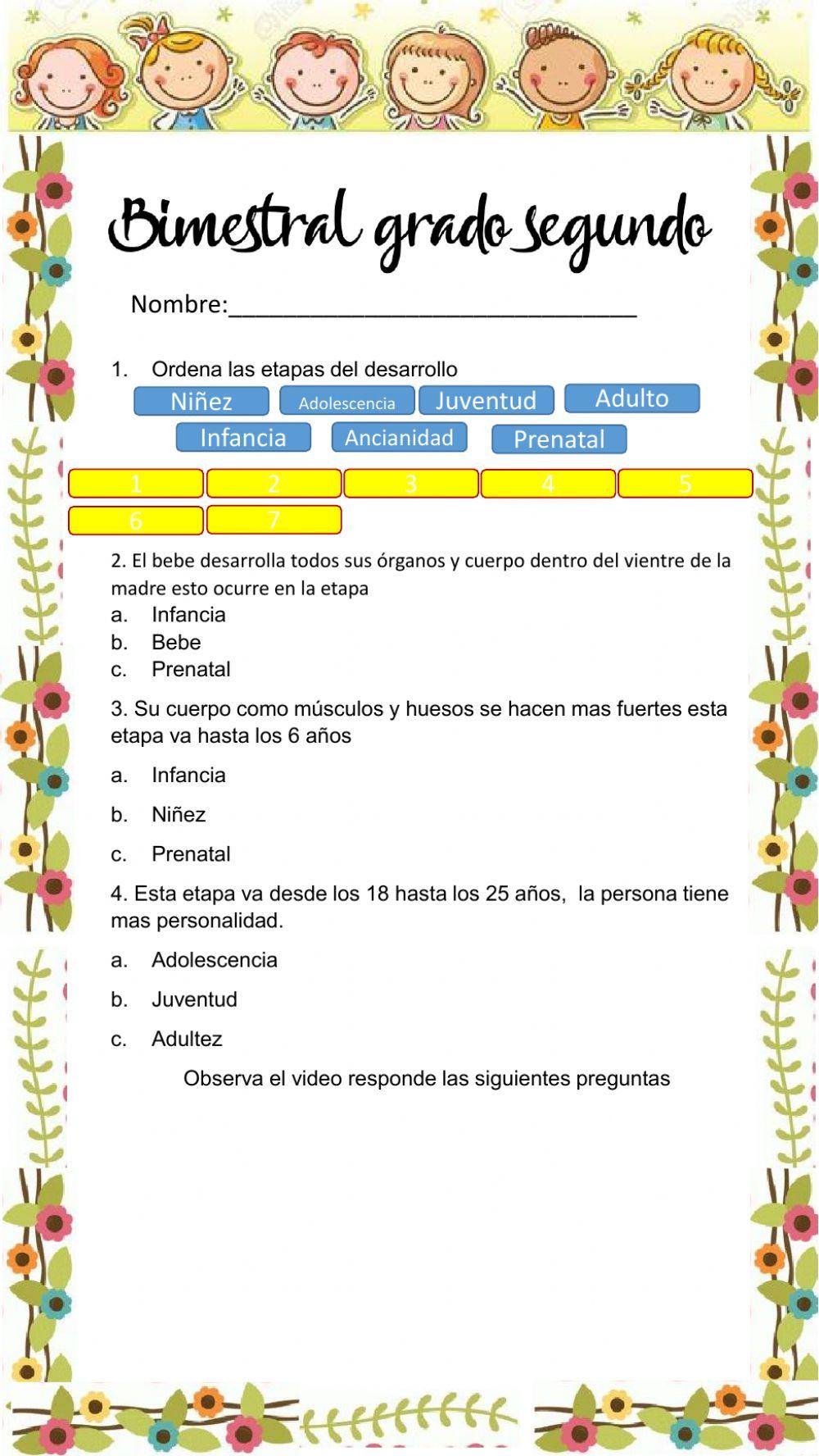 Bimestral de ciencias