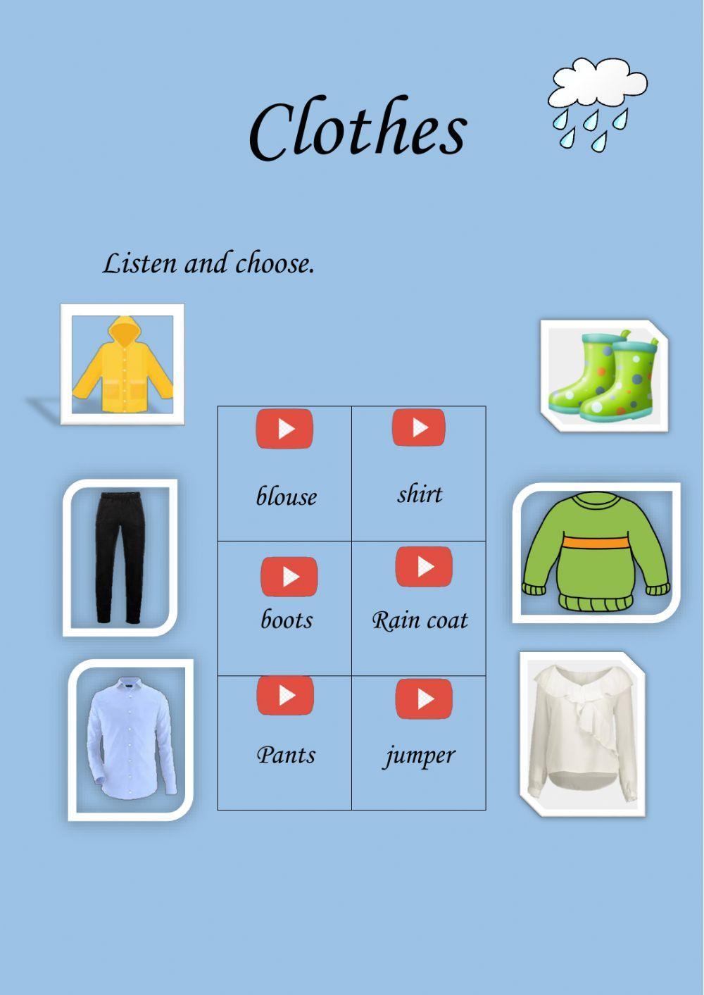 Weather and clotes 1