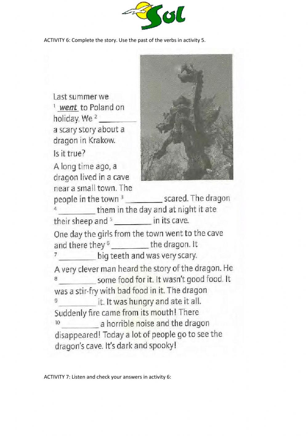 Regular and irregular verbs