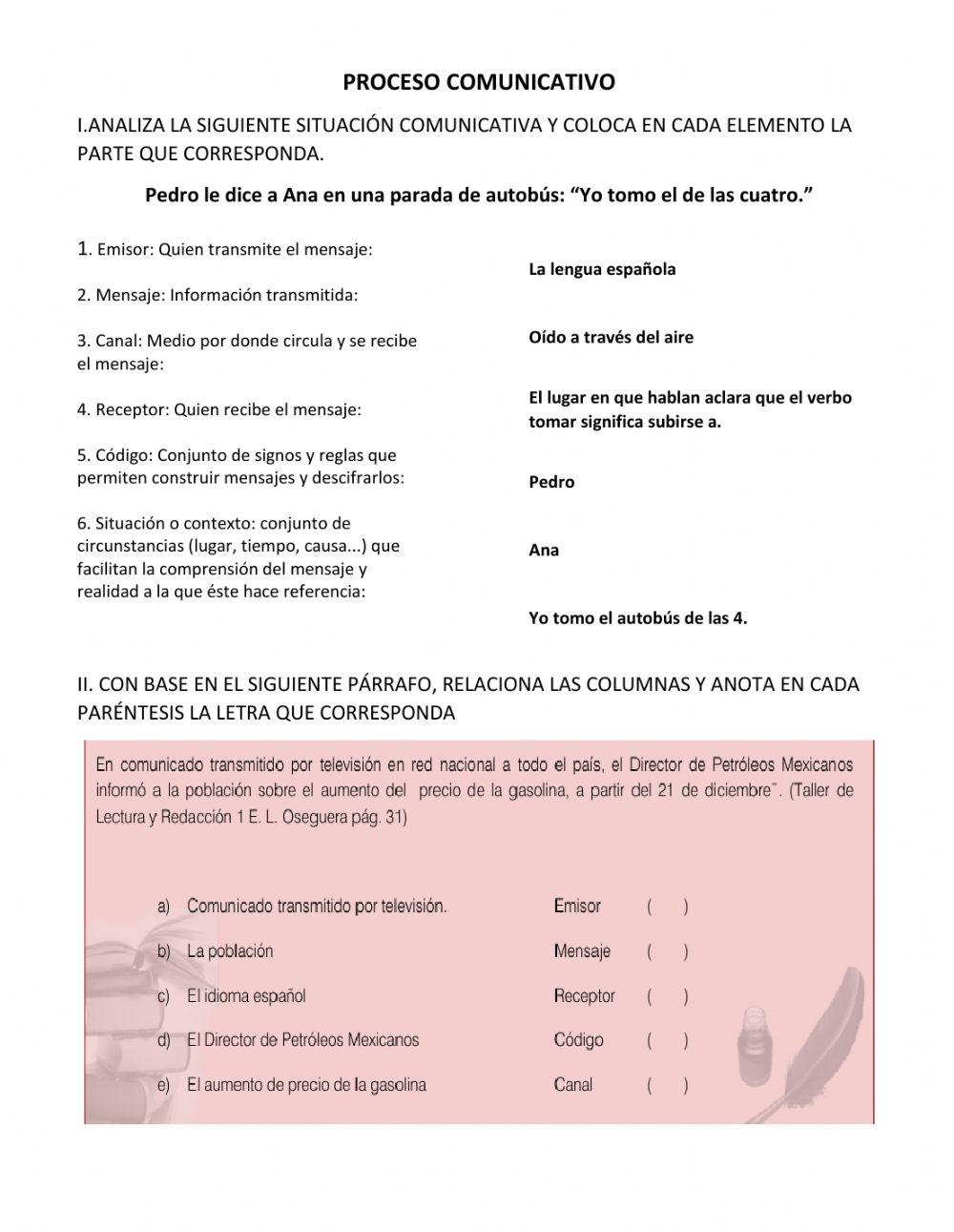 Proceso Comunicativo