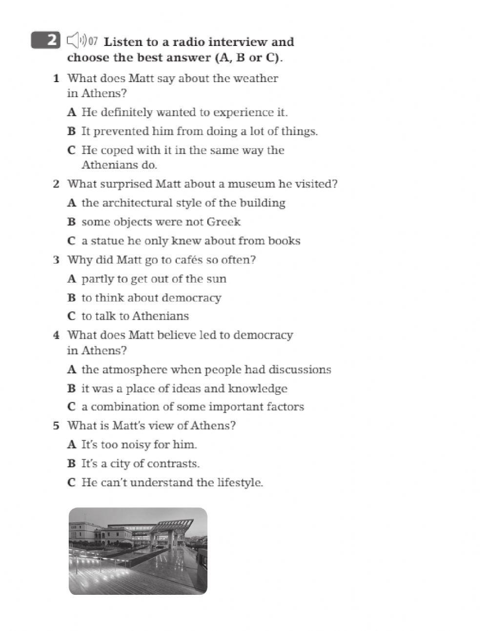 IGCSE 2 Language Listening Vocabulary