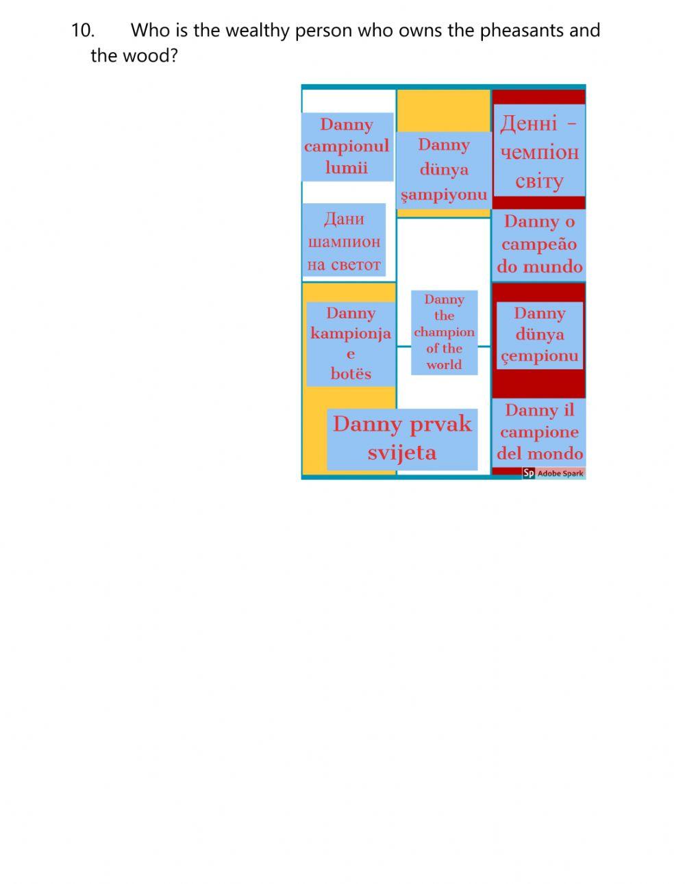 Danny, the Champion of the World