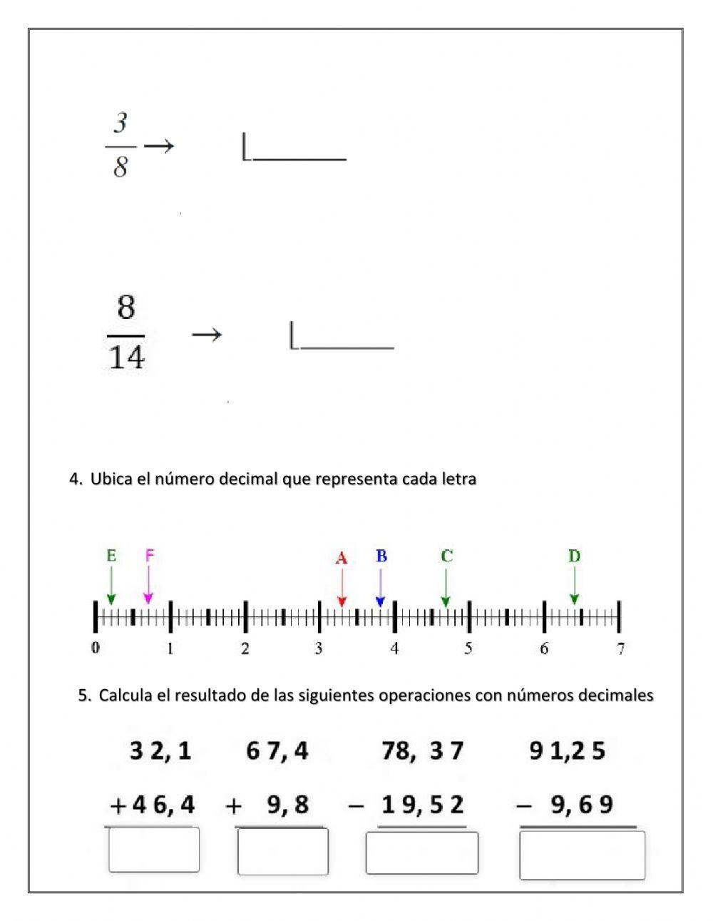 Evaluación mensual grado quinto