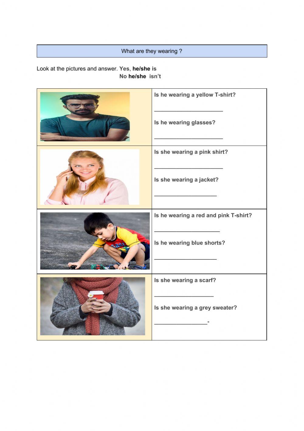 What are you wearing?