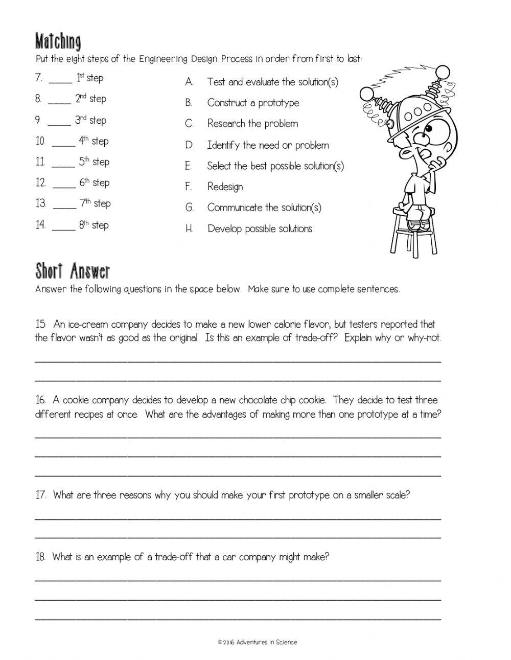 28+ Engineering Design Process Worksheet