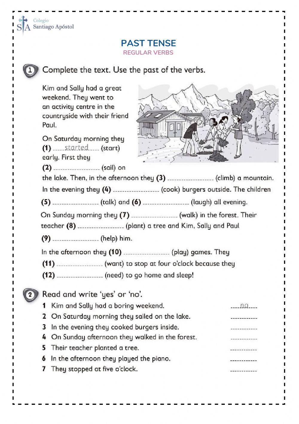 Regular verbs Regular verbs