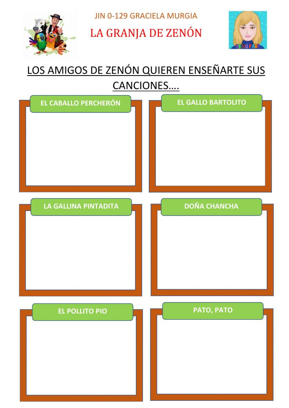 Las canciones de la granja