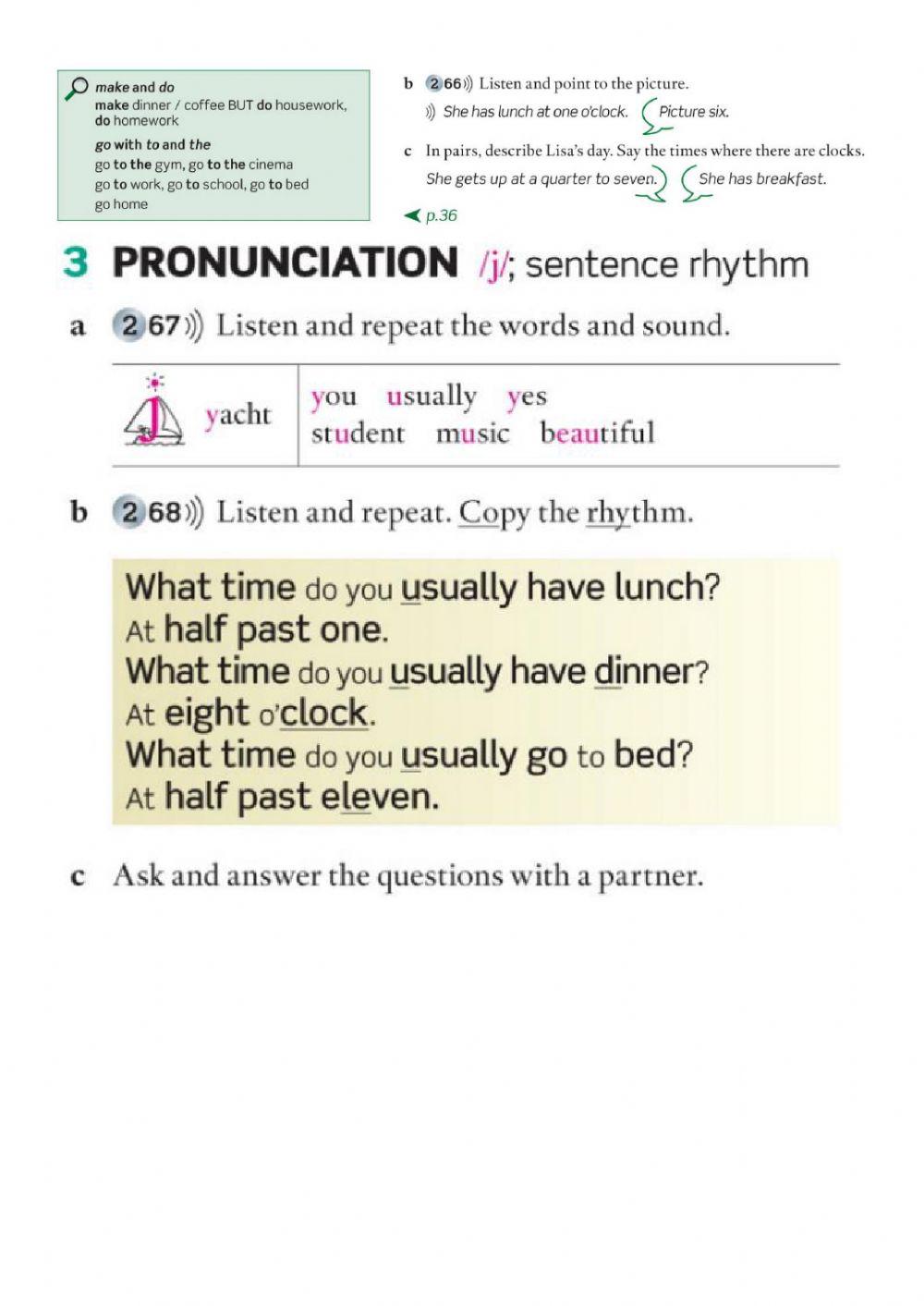 Adverbs of frequancy-a typical day