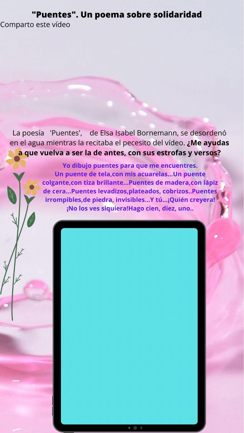 Puentes. Poesía sobre la solidaridad para los niños