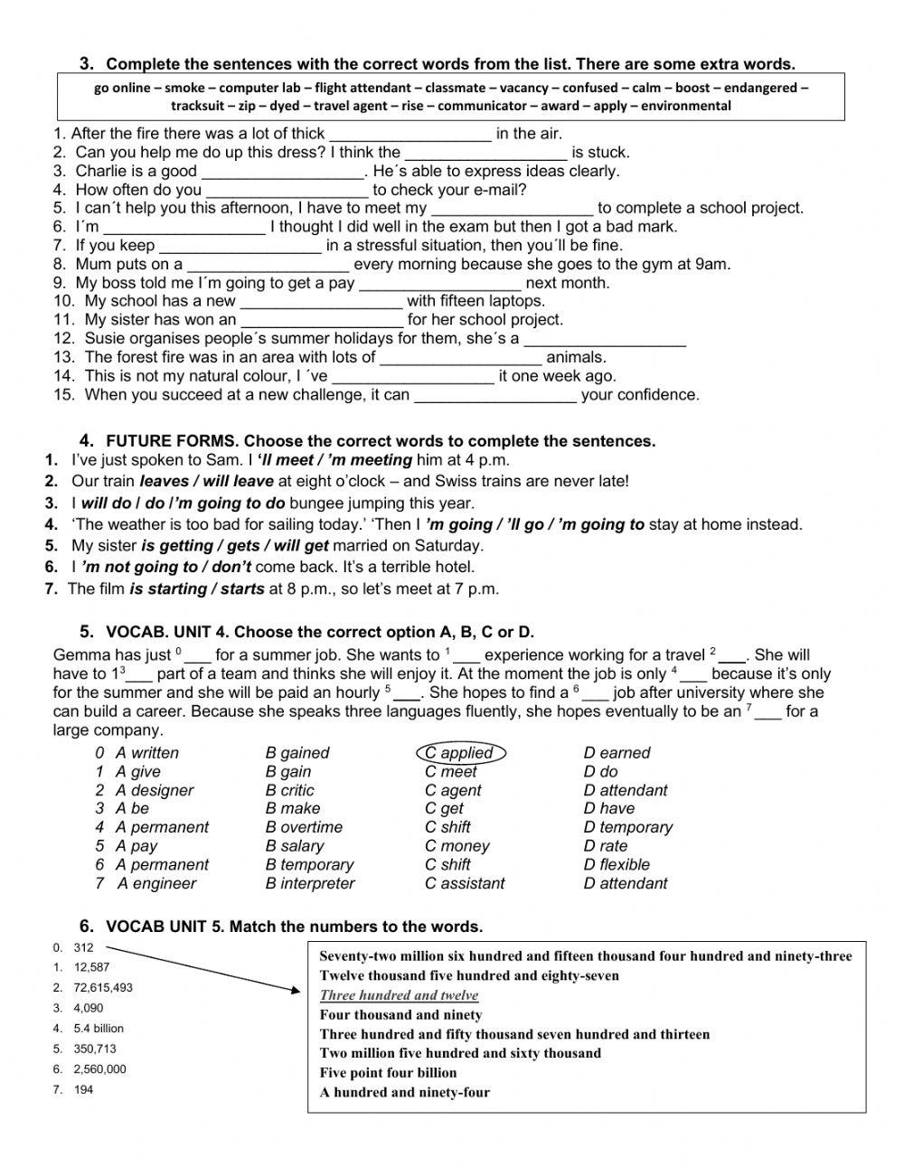 4th Senior - End of Term 2