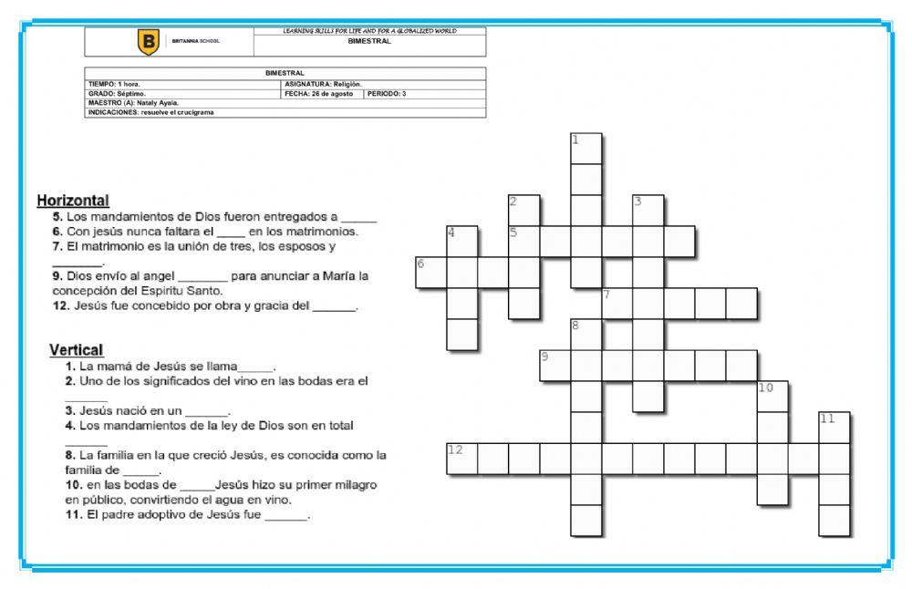 Bimestral religión periodo 3-7°