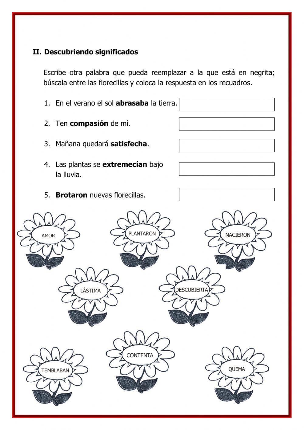 La florecilla y la nube