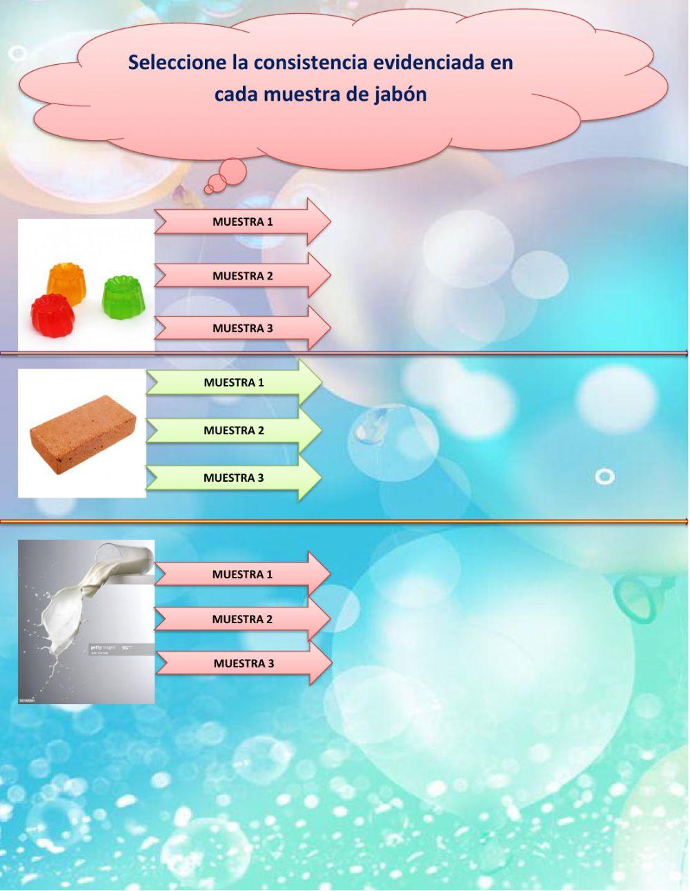 Consistencia del jabón