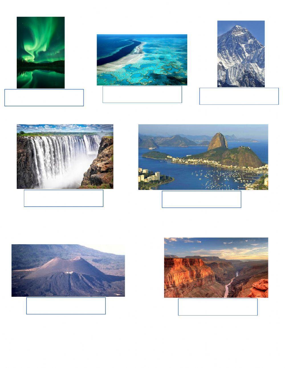 Seven Wonders of the natural world