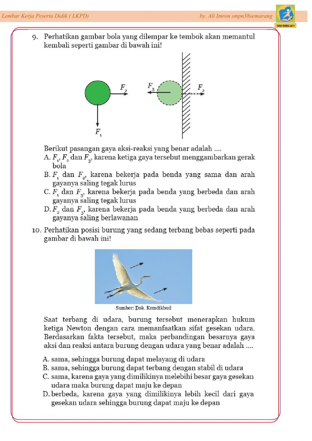 Lkpd Uji Kompetensi bab 1