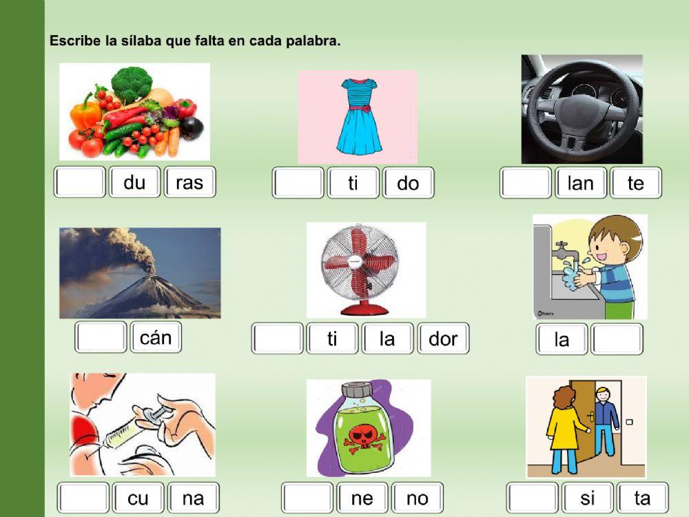 Letra V-comprensión