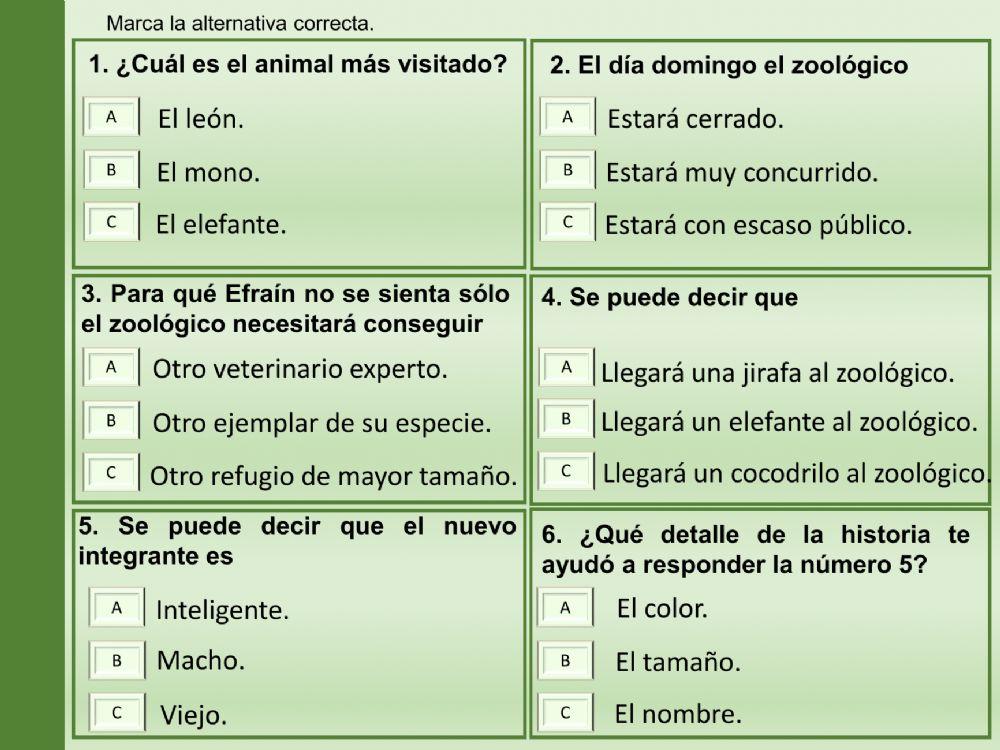 Letra V-comprensión