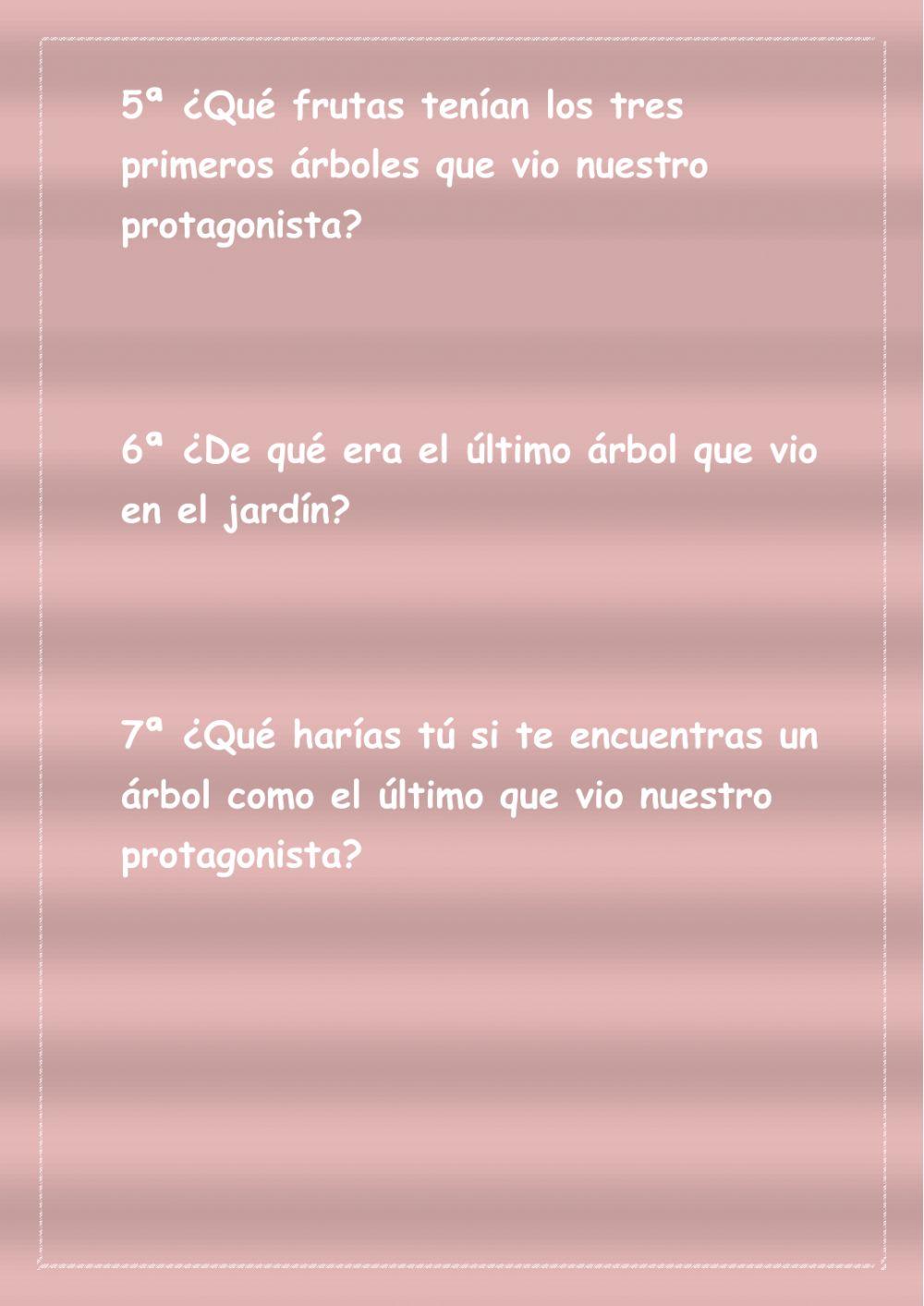Lectura comprensiva Lectura comprensiva