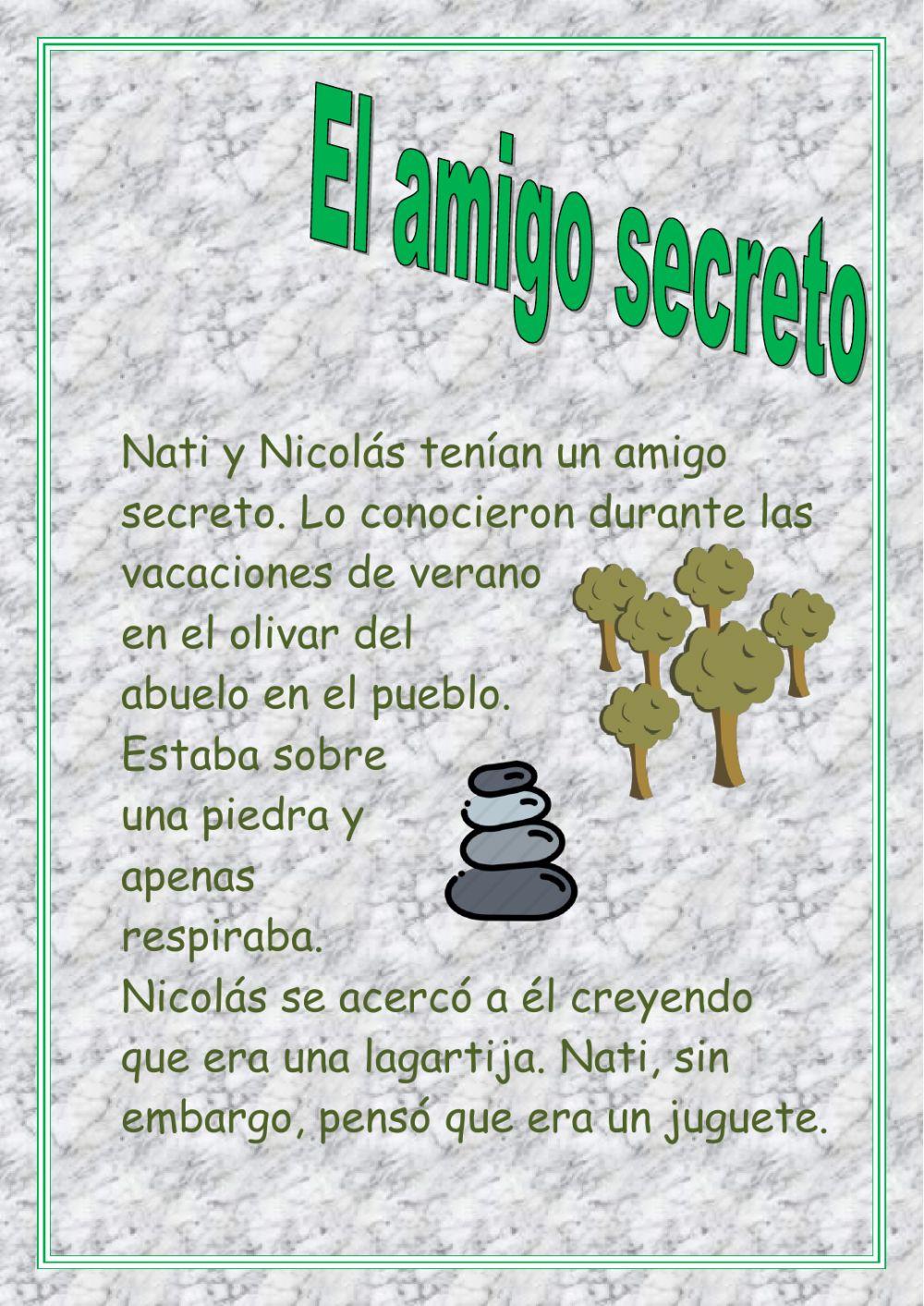 Lectura comprensiva Lectura comprensiva