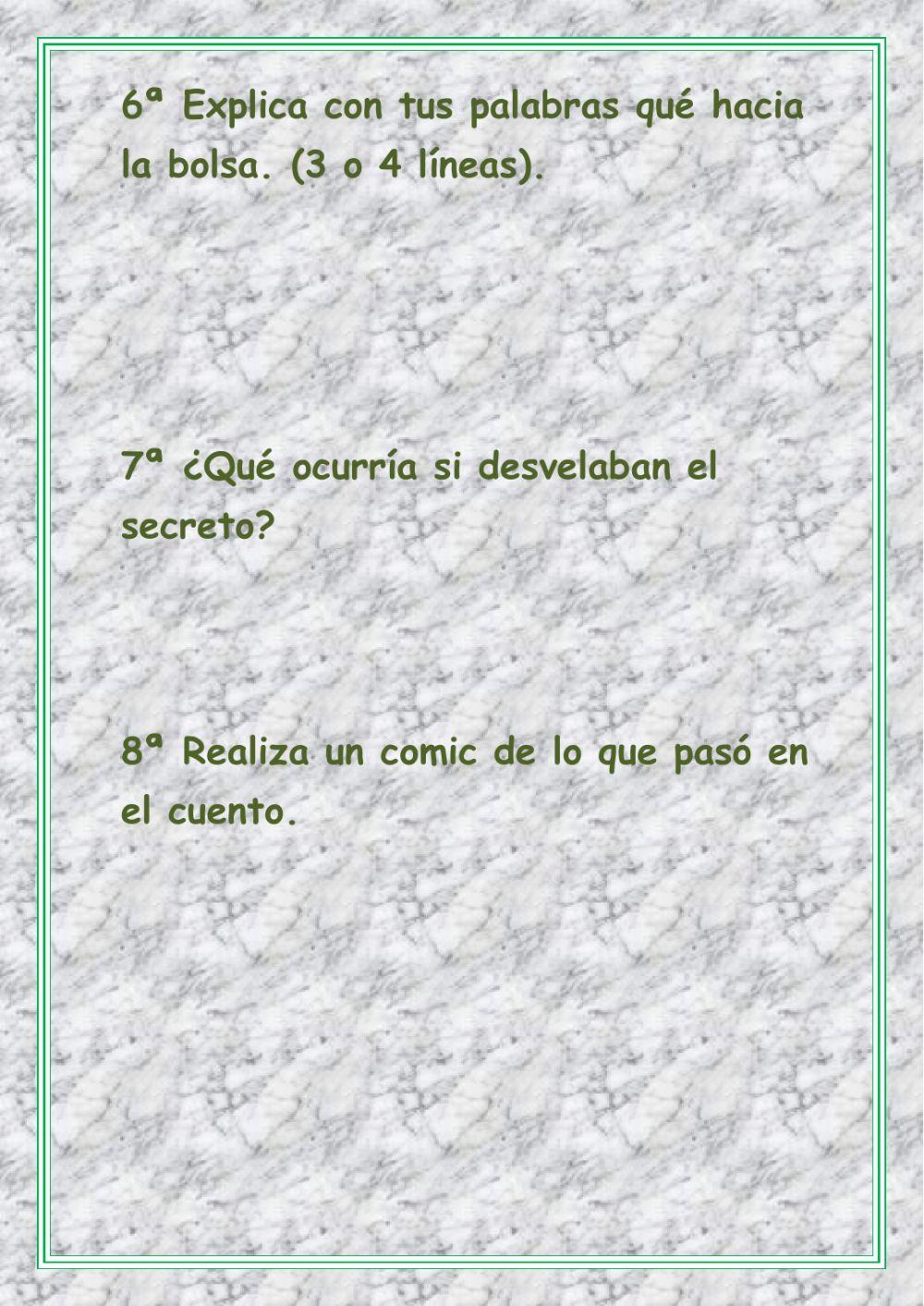 Lectura comprensiva Lectura comprensiva