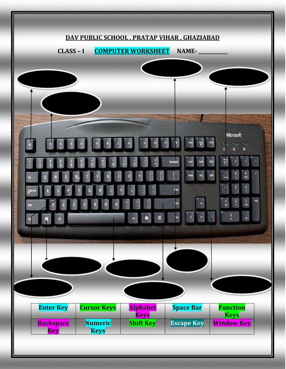A Computer Keyboard