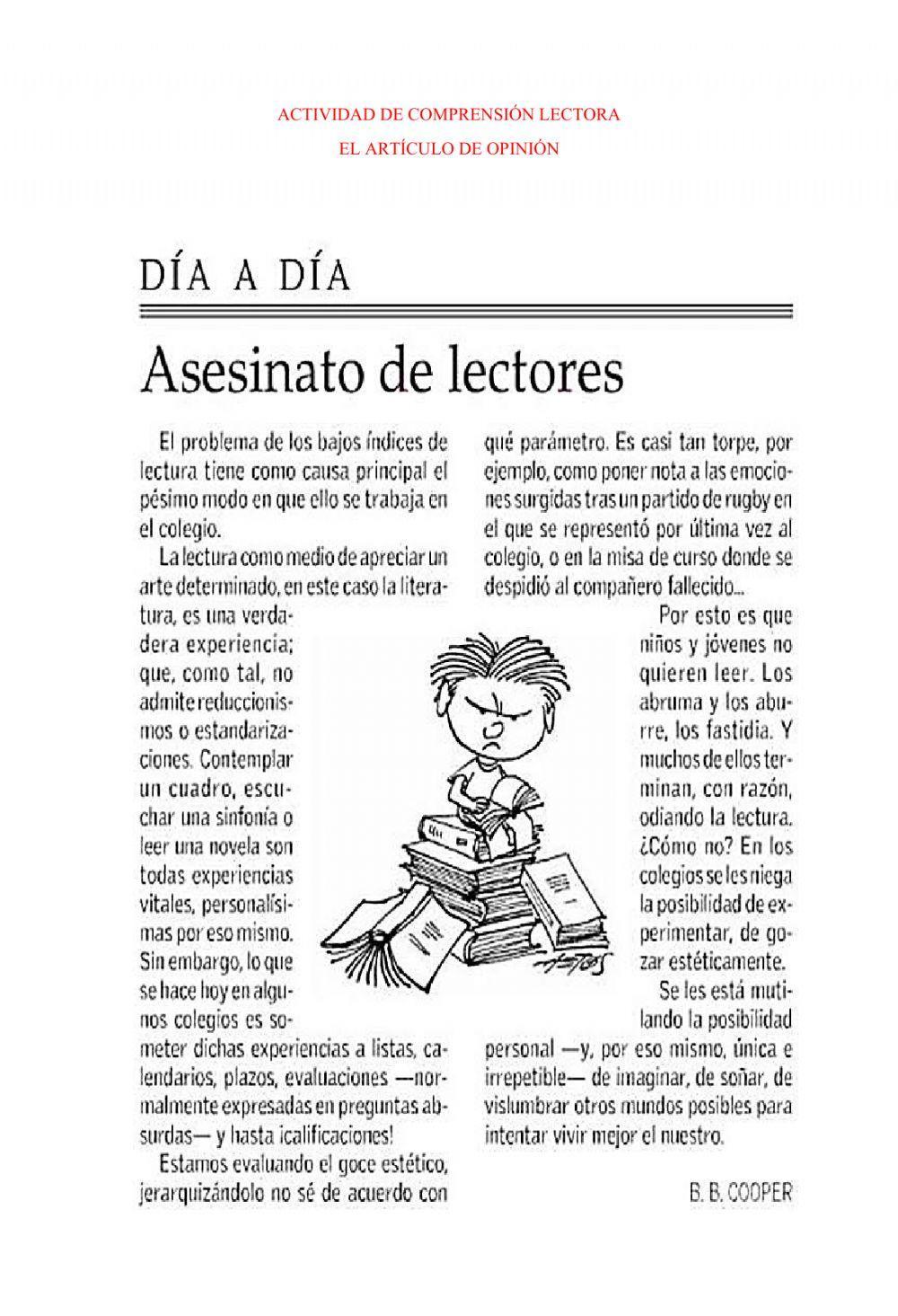 Comprensión lectora