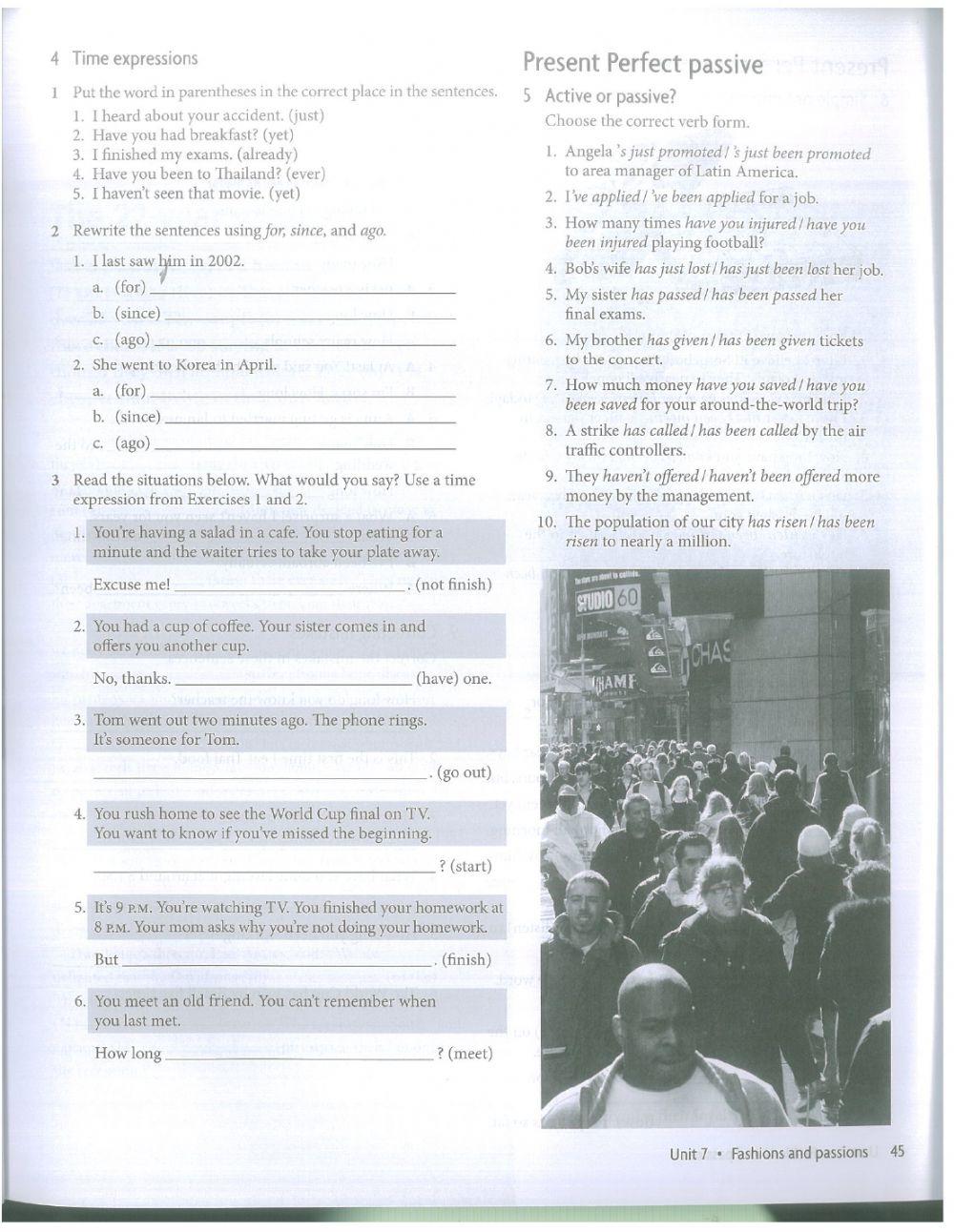 american-headway-3-unit-7-pages-43-44-and-45-online-exercise-for