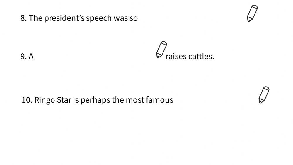 Suffixes er- ist-ful