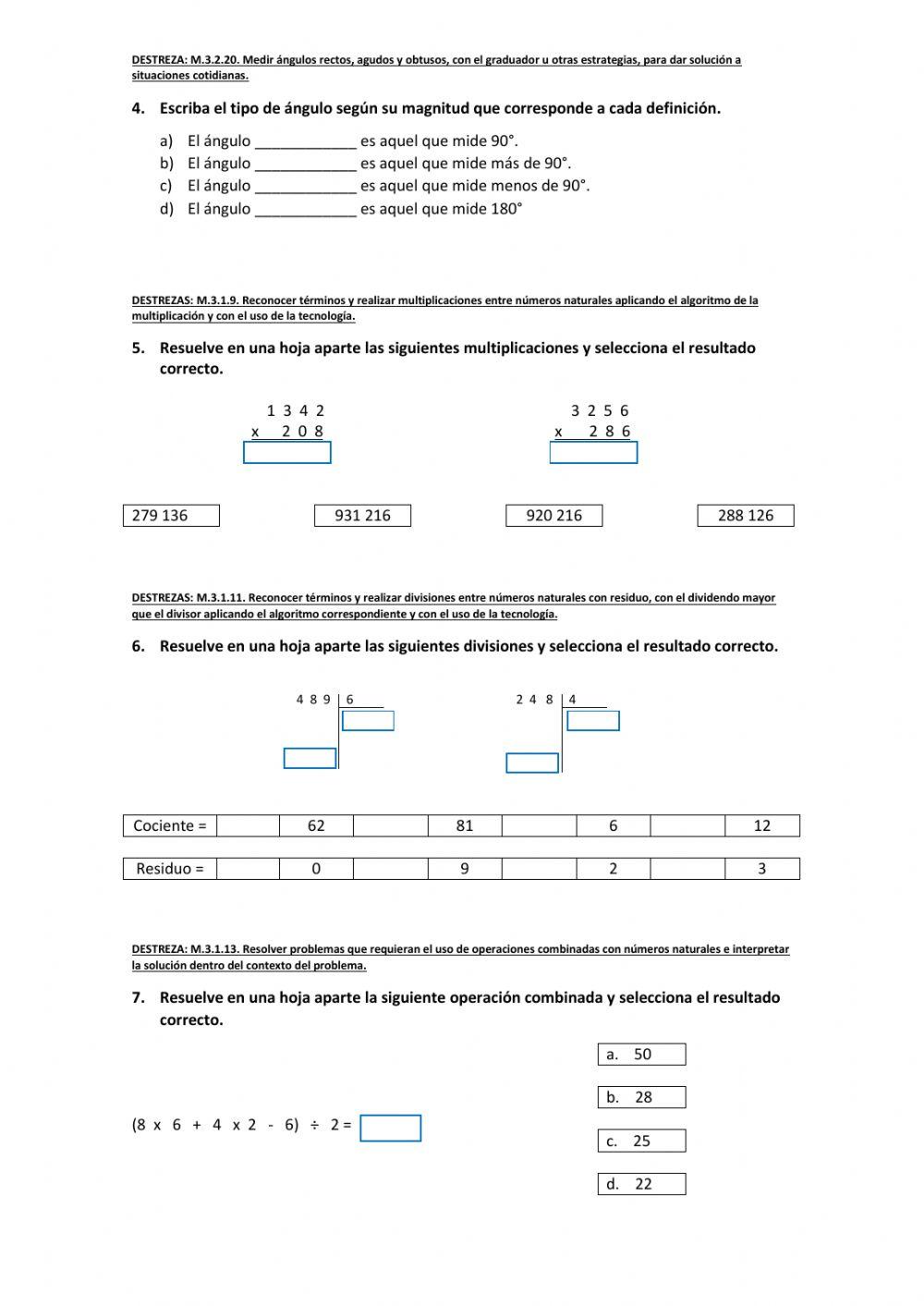 Prueba de diagnóstico