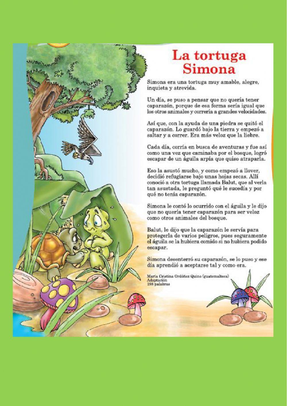 Lectura Simona la Tortuga