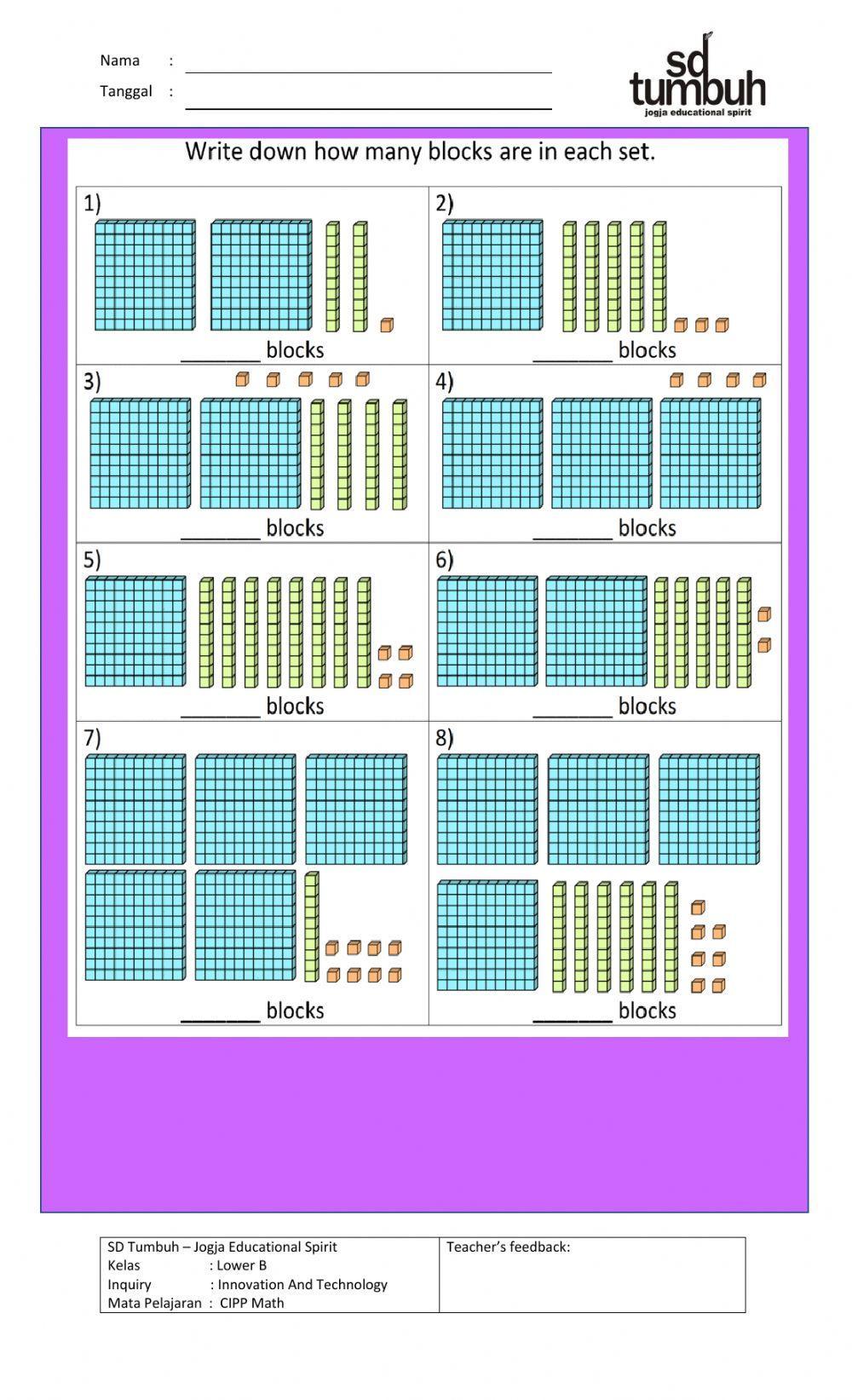 Review Place Value : Ones, Tens And Hundred - A