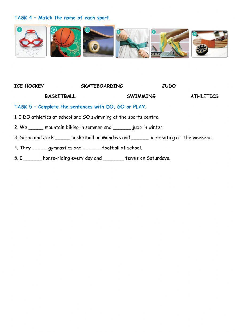 What sports do you like?