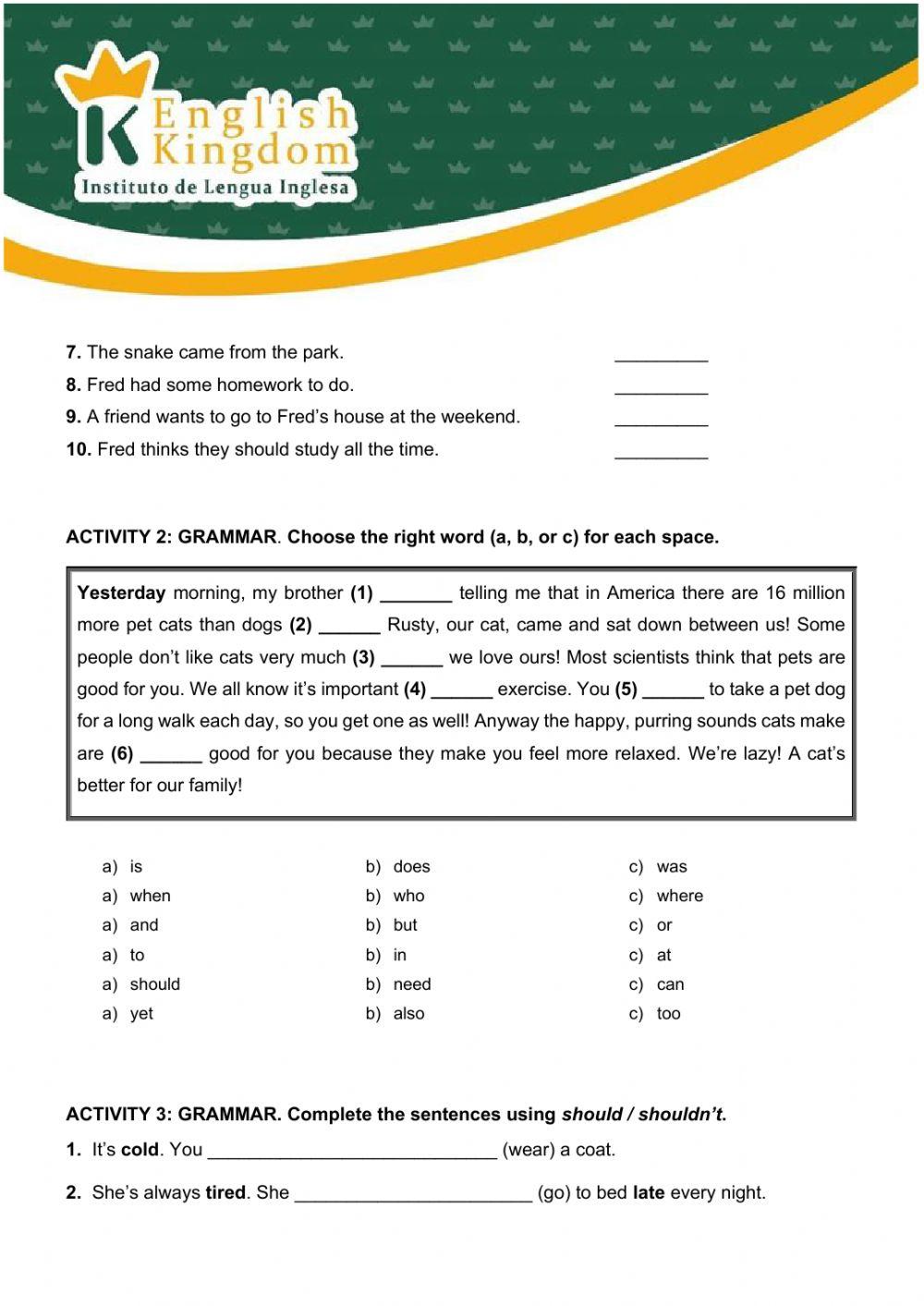 Prepare Level 2 -Assessment U13, 15, 16