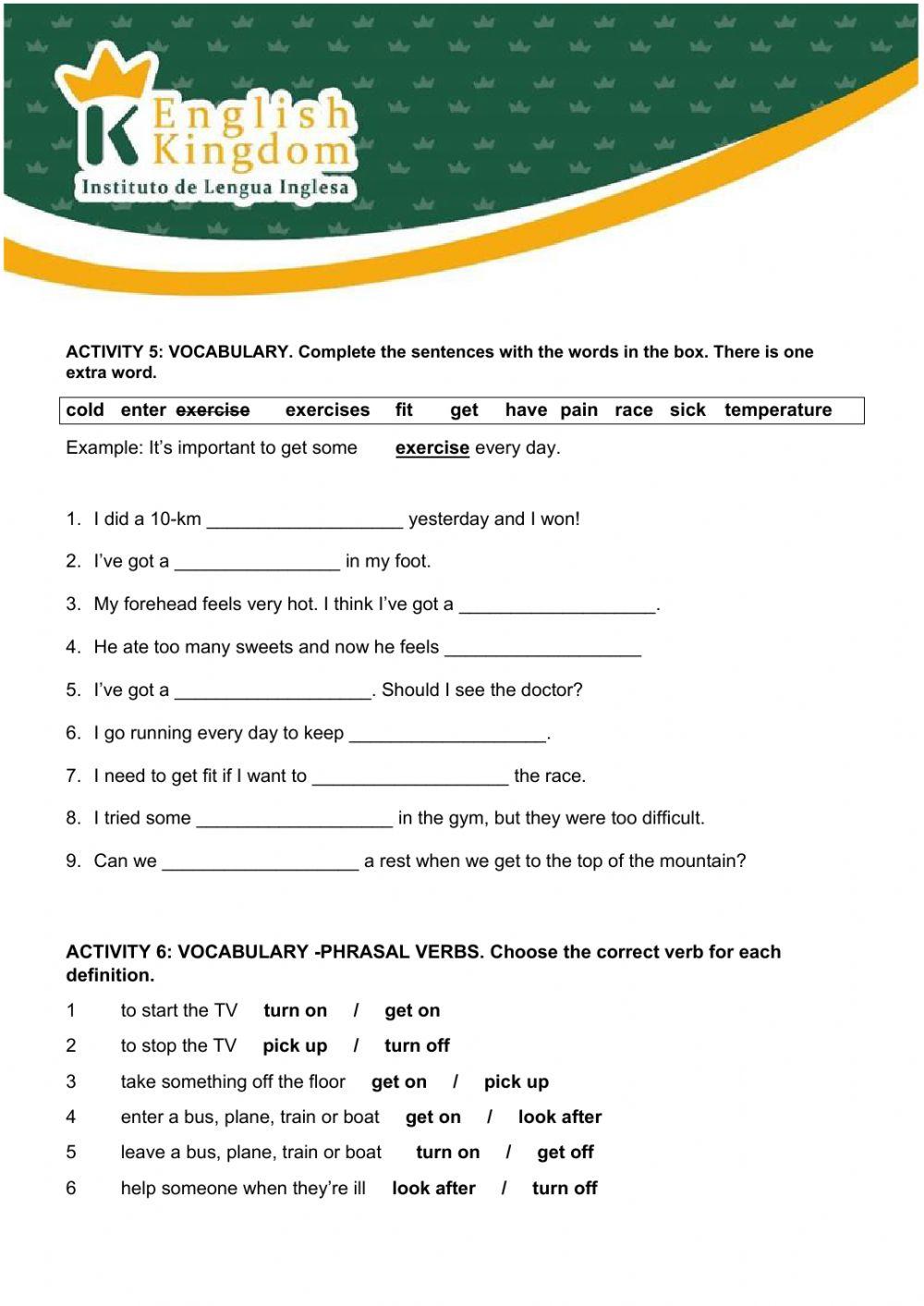 Prepare Level 2 -Assessment U13, 15, 16