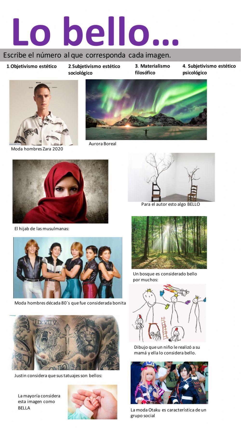 Concepto de lo bello