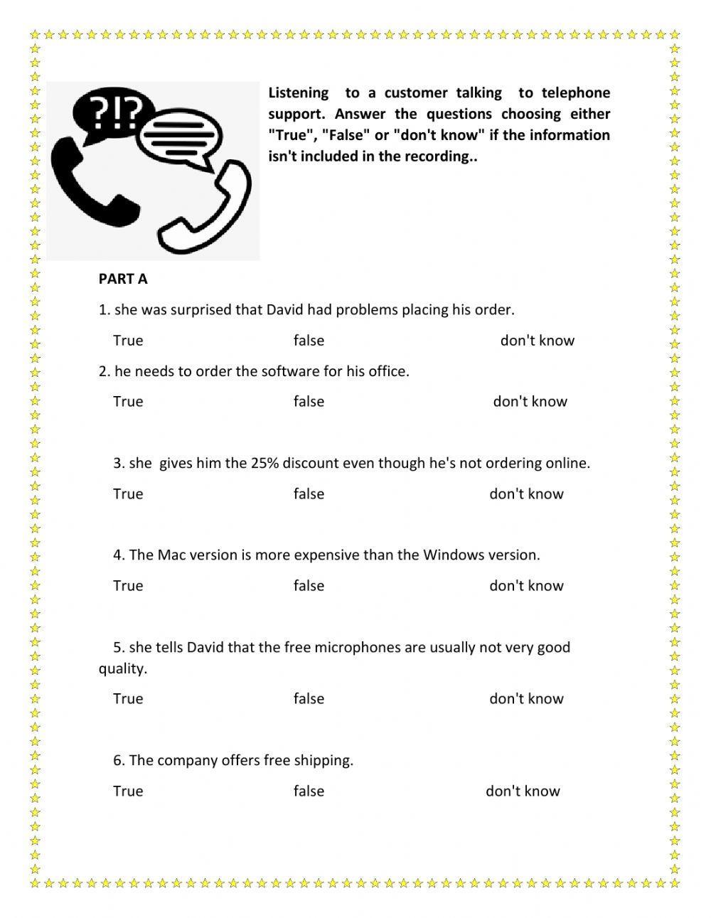Listening a con… | Free Interactive Worksheets | 338782, image size:1000x1291