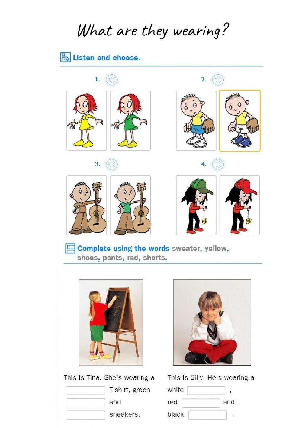 What are they wearing?