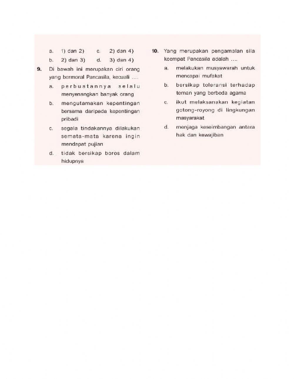 Evaluasi Pelajaran 1