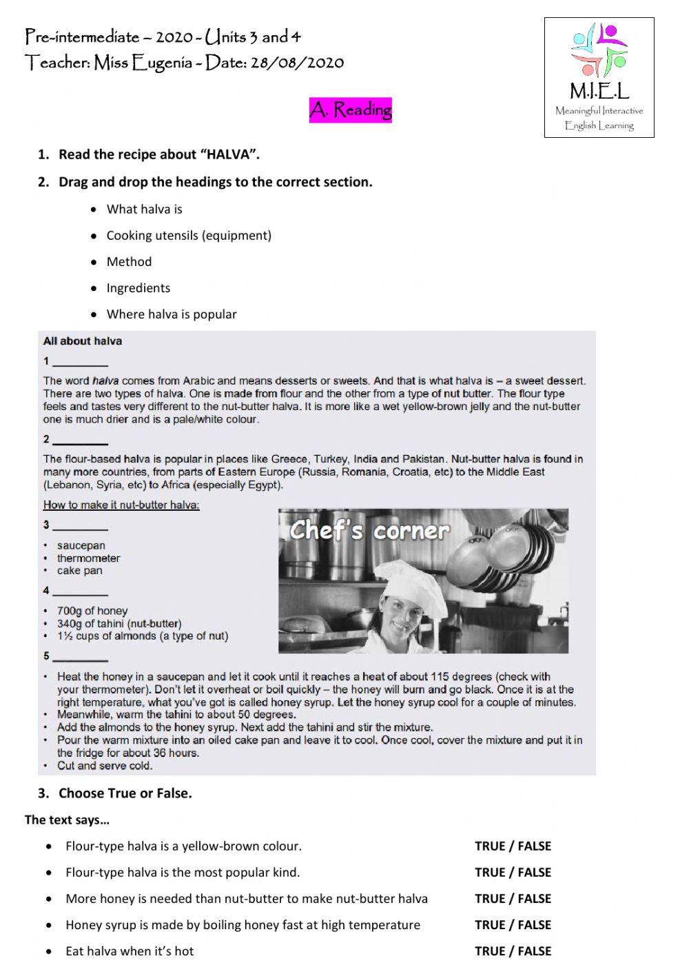 Beyond A2+ units 3 and 4