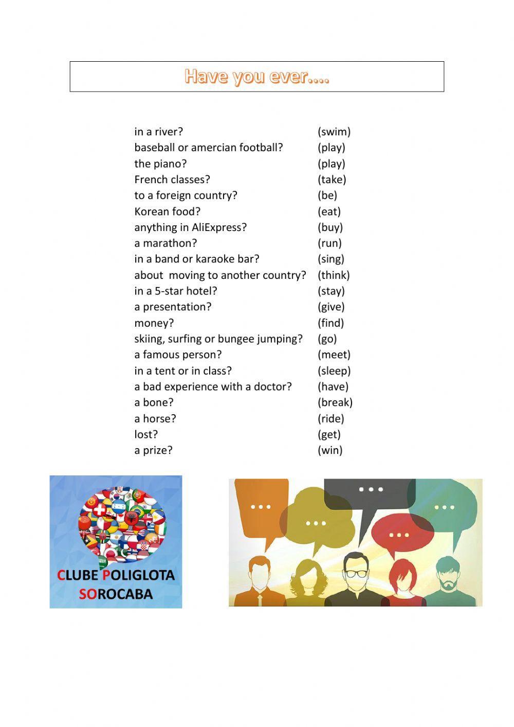 Present perfect with ever