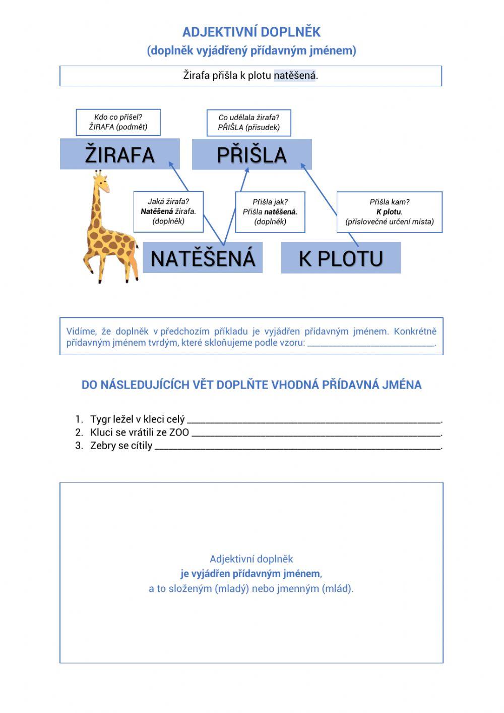 Pracovní list - Doplněk