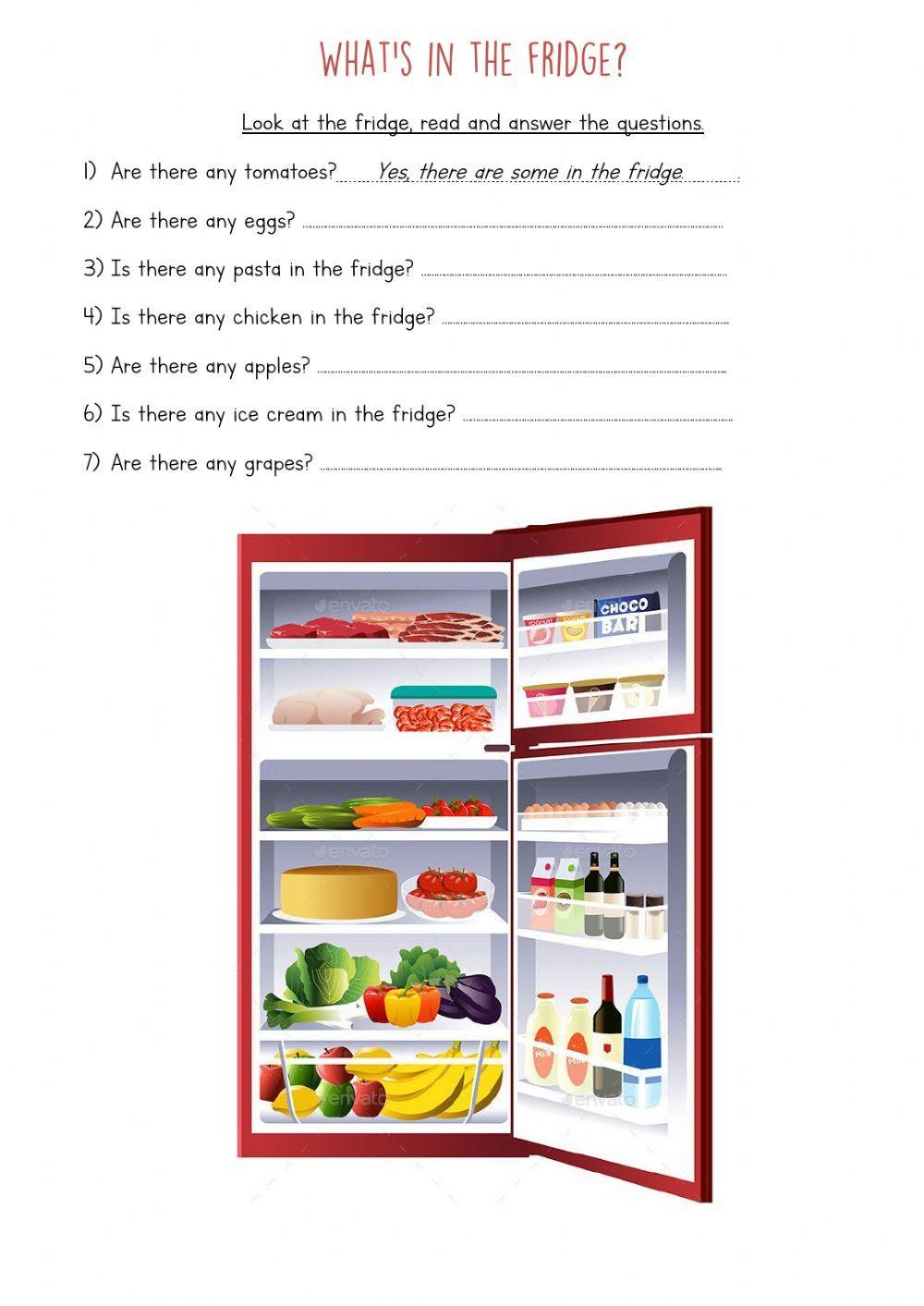 What's in the fridge? Answer